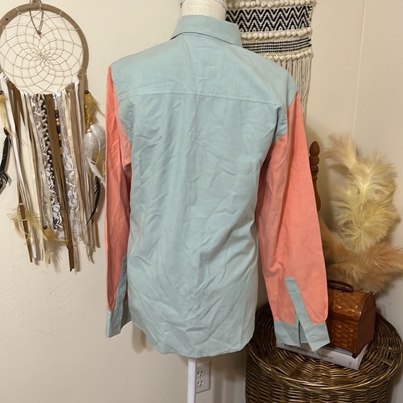 Filthy Etiquette Robert Color-Block Button-Up / Size Medium - Picture 4 of 6